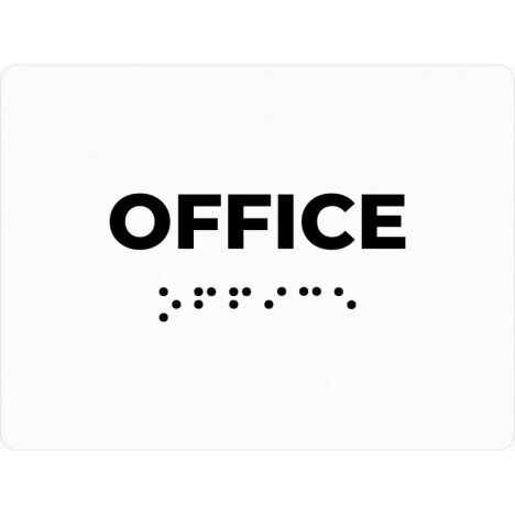 Placuta braille OFFICE birou pentru nevazatori